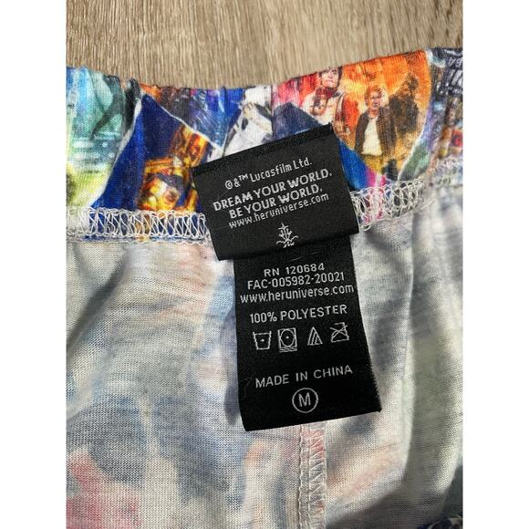 Star Wars Our Universe Lounge Pants Size M Galactic Print Sleepwear - Picture 3 of 9